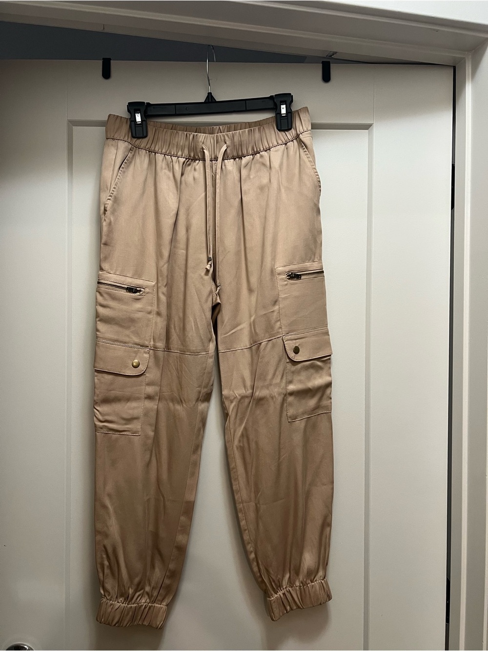 Banana Republic Beige Cargo Jogger Pants